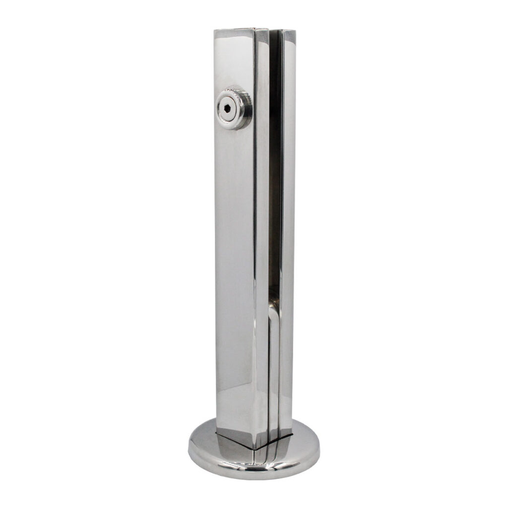 Torre Premium de Inox para Vidro Funisa Corrimão e Acessórios em